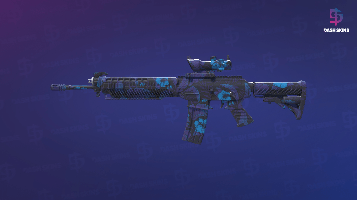 SG 553 | Aloha (Factory New) Screenshot Playside