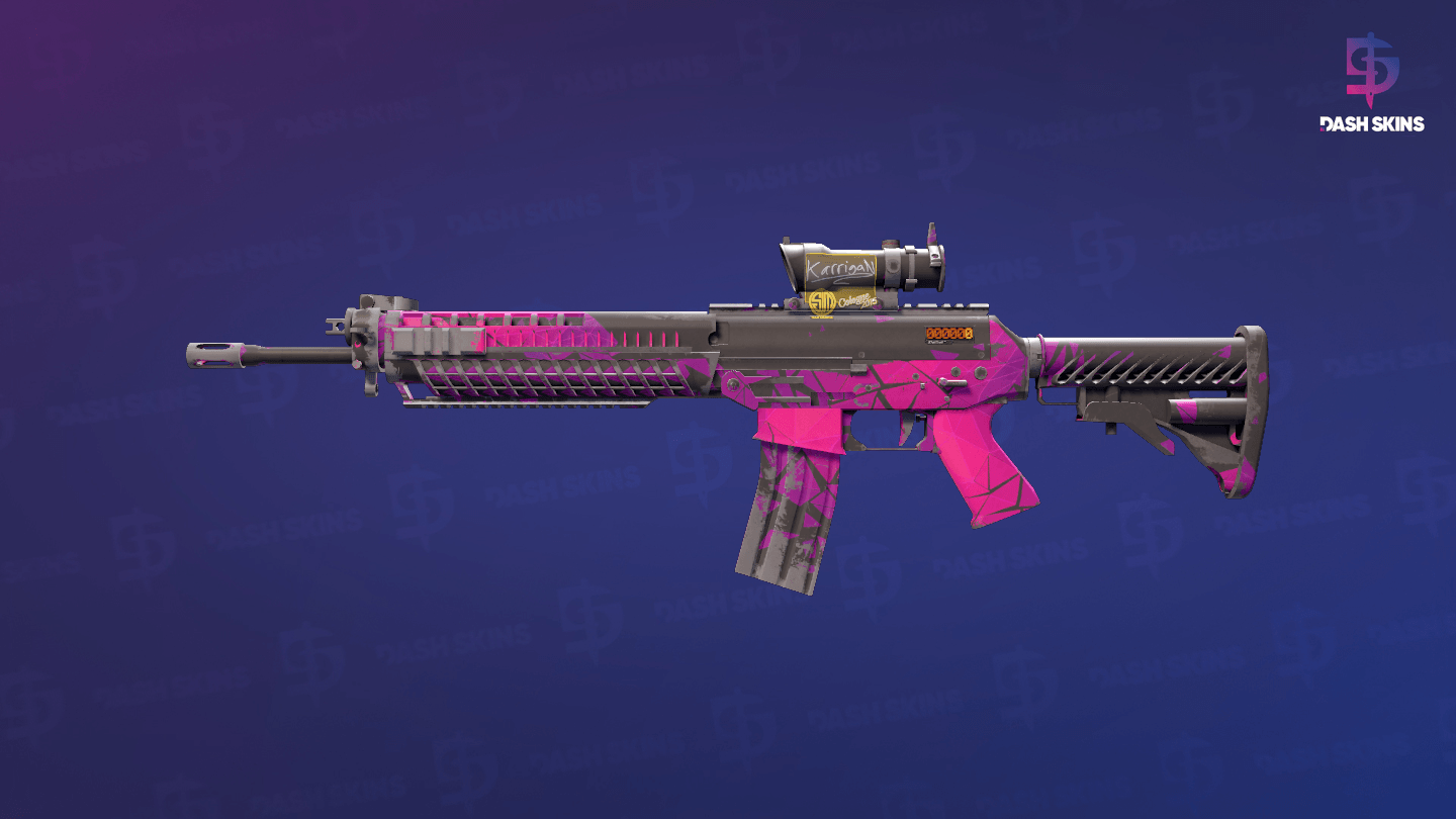 StatTrak™ SG 553 | Pulse (Field-Tested) Screenshot Playside