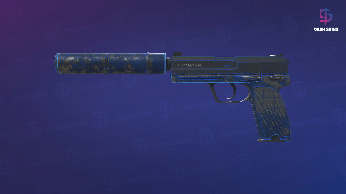 USP-S | Blueprint (Battle-Scarred) Screenshot Playside