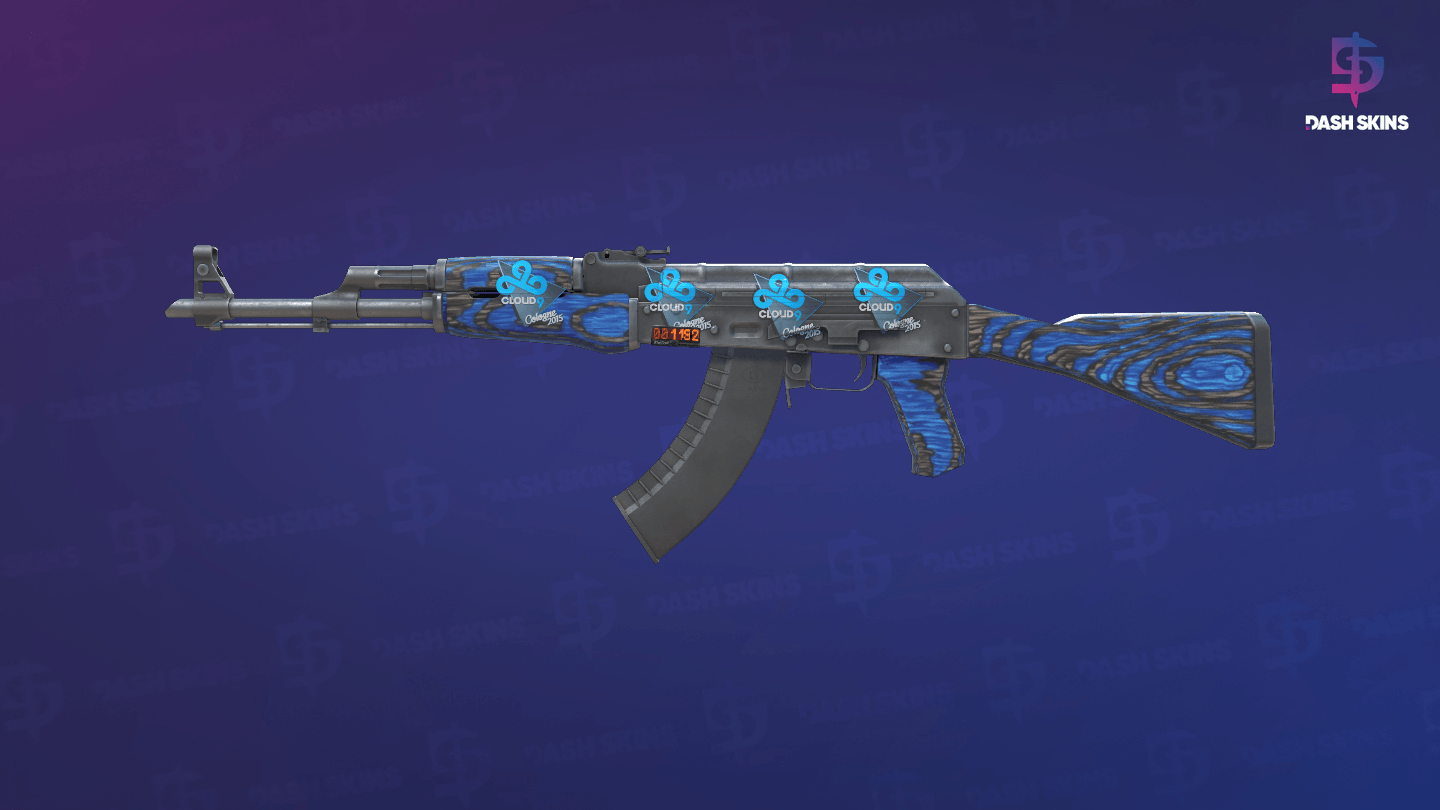 StatTrak™ AK-47 | Blue Laminate (Field-Tested) Screenshot Playside
