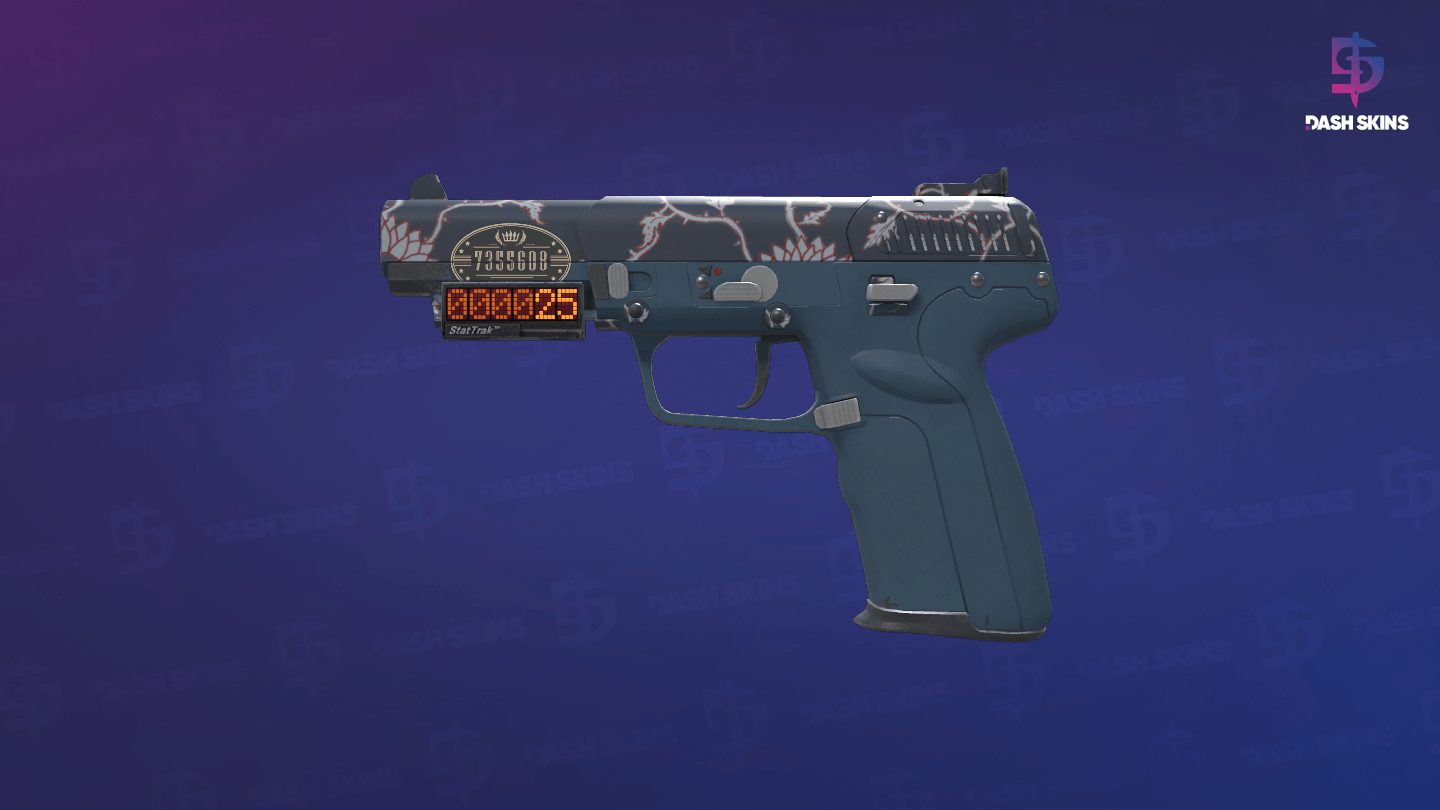StatTrak™ Five-SeveN | Nightshade (Minimal Wear) Screenshot Playside