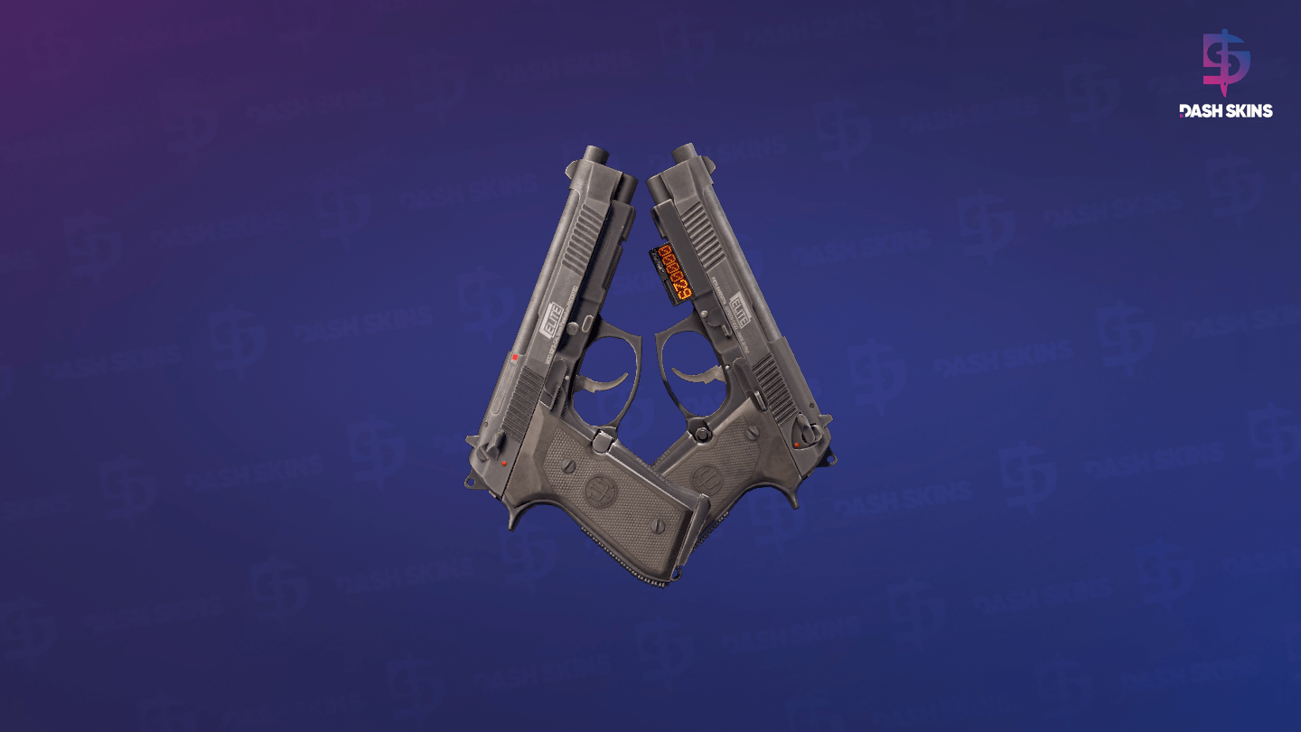 StatTrak™ Dual Berettas | Elite 1.6 (Minimal Wear) Screenshot Playside