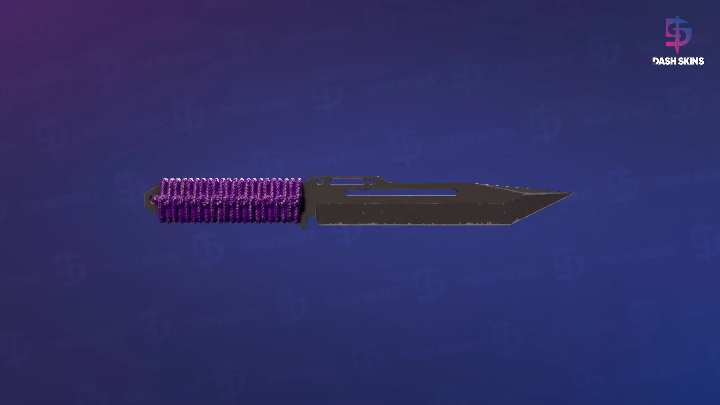 ★ Paracord Knife | Ultraviolet (Well-Worn) Screenshot Playside