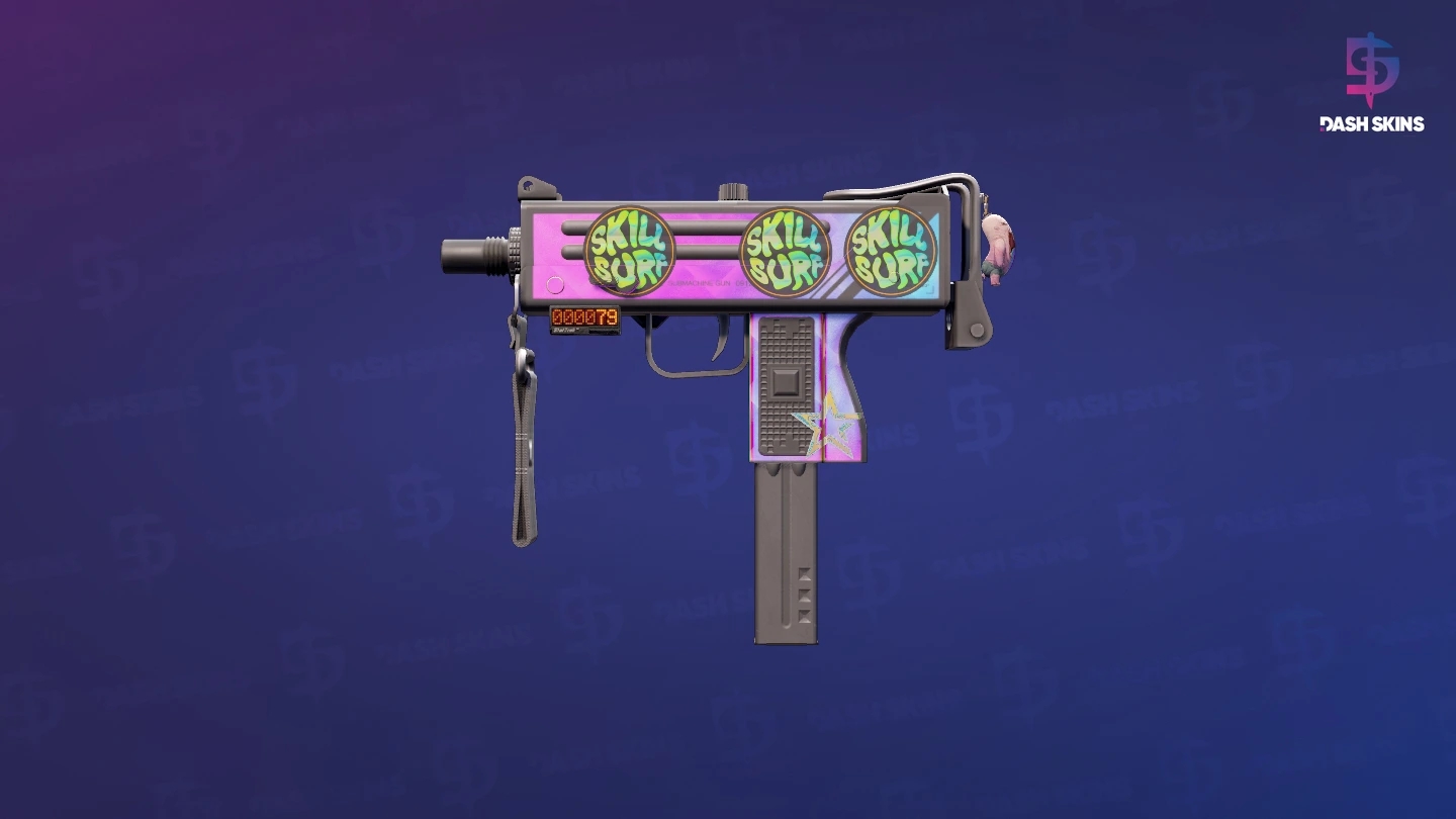 StatTrak™ MAC-10 | Disco Tech (Minimal Wear) Screenshot Playside