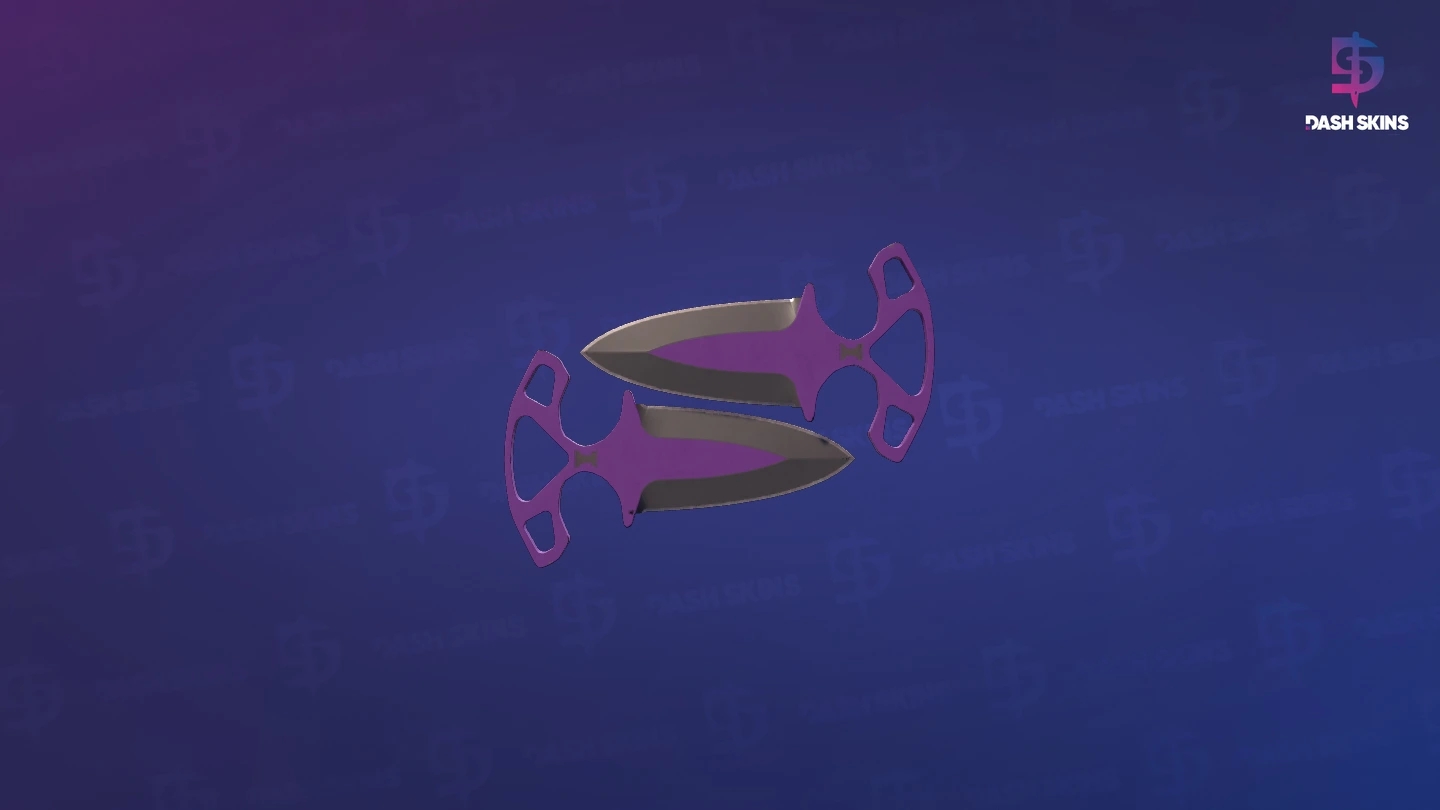 ★ Shadow Daggers | Ultraviolet (Minimal Wear) Screenshot Playside