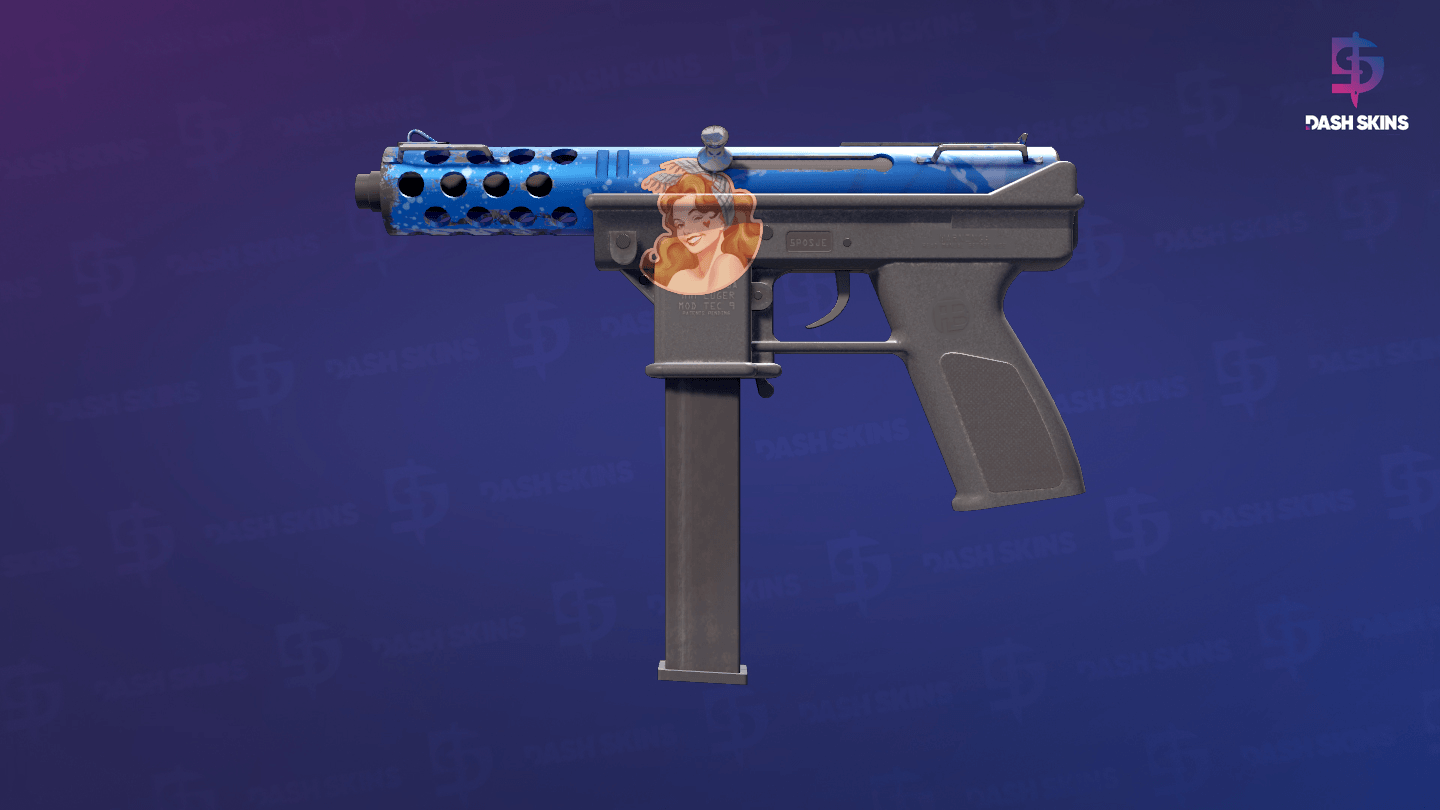 Tec-9 | Ice Cap (Minimal Wear) Screenshot Playside