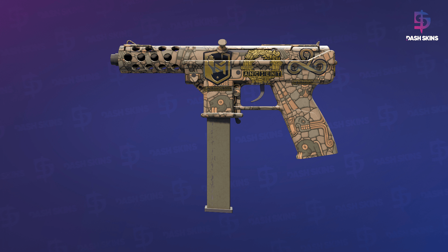 Souvenir Tec-9 | Blast From the Past (Well-Worn) Screenshot Playside