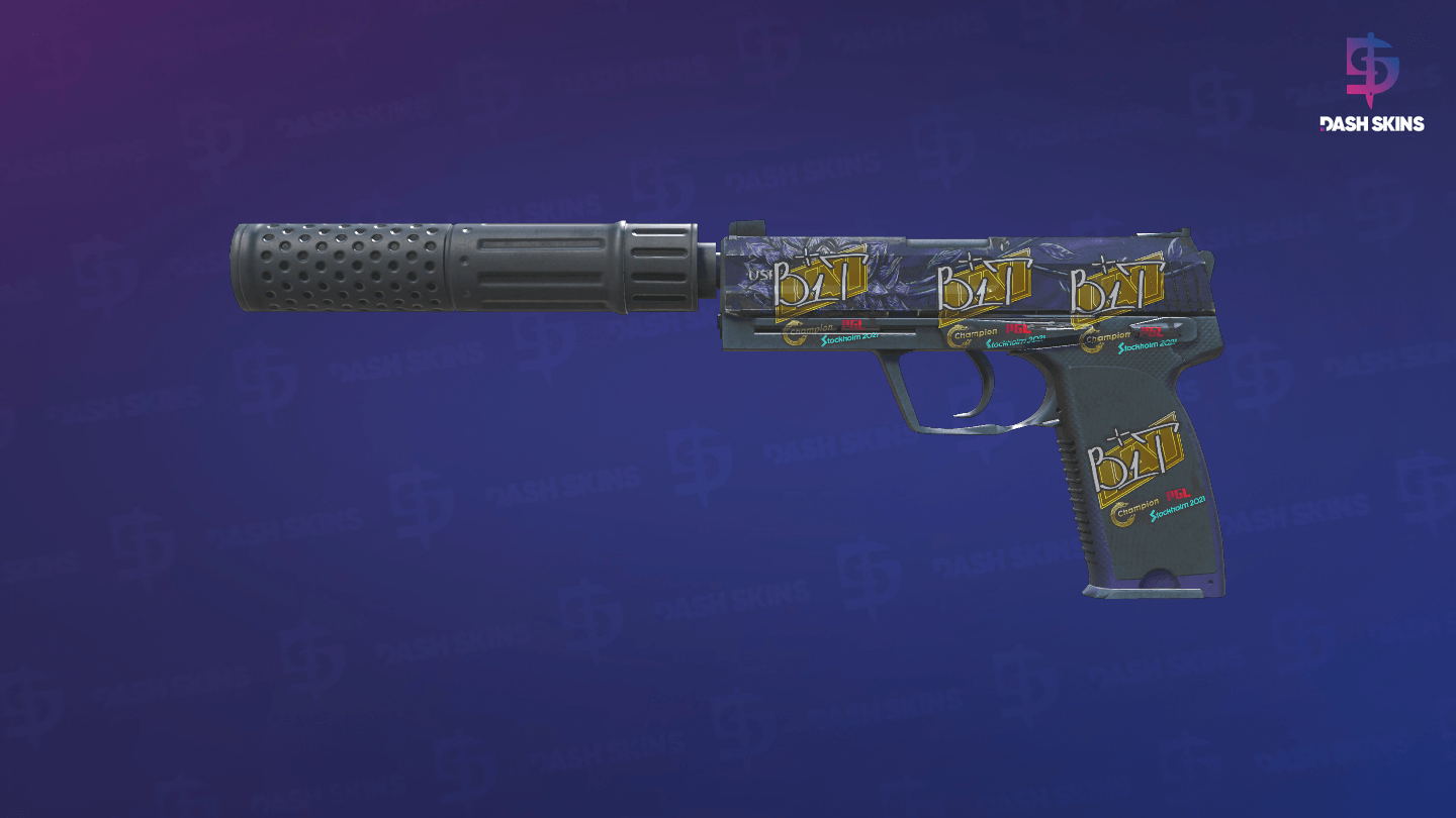 USP-S | Black Lotus (Battle-Scarred) Screenshot Playside