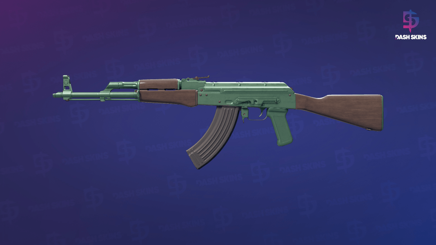 AK-47 | Wintergreen (Minimal Wear) Screenshot Playside