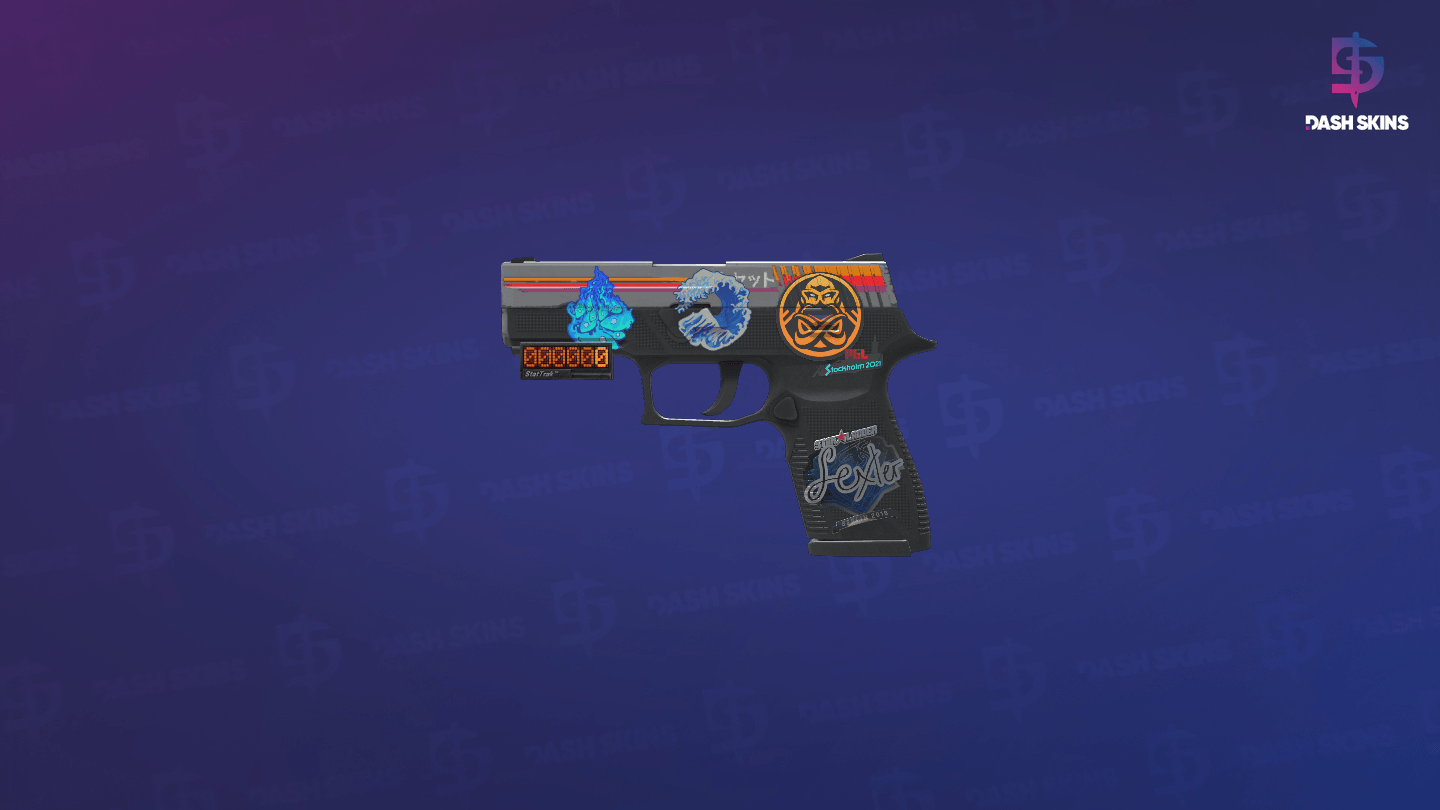 StatTrak™ P250 | Cassette (Minimal Wear) Screenshot Playside