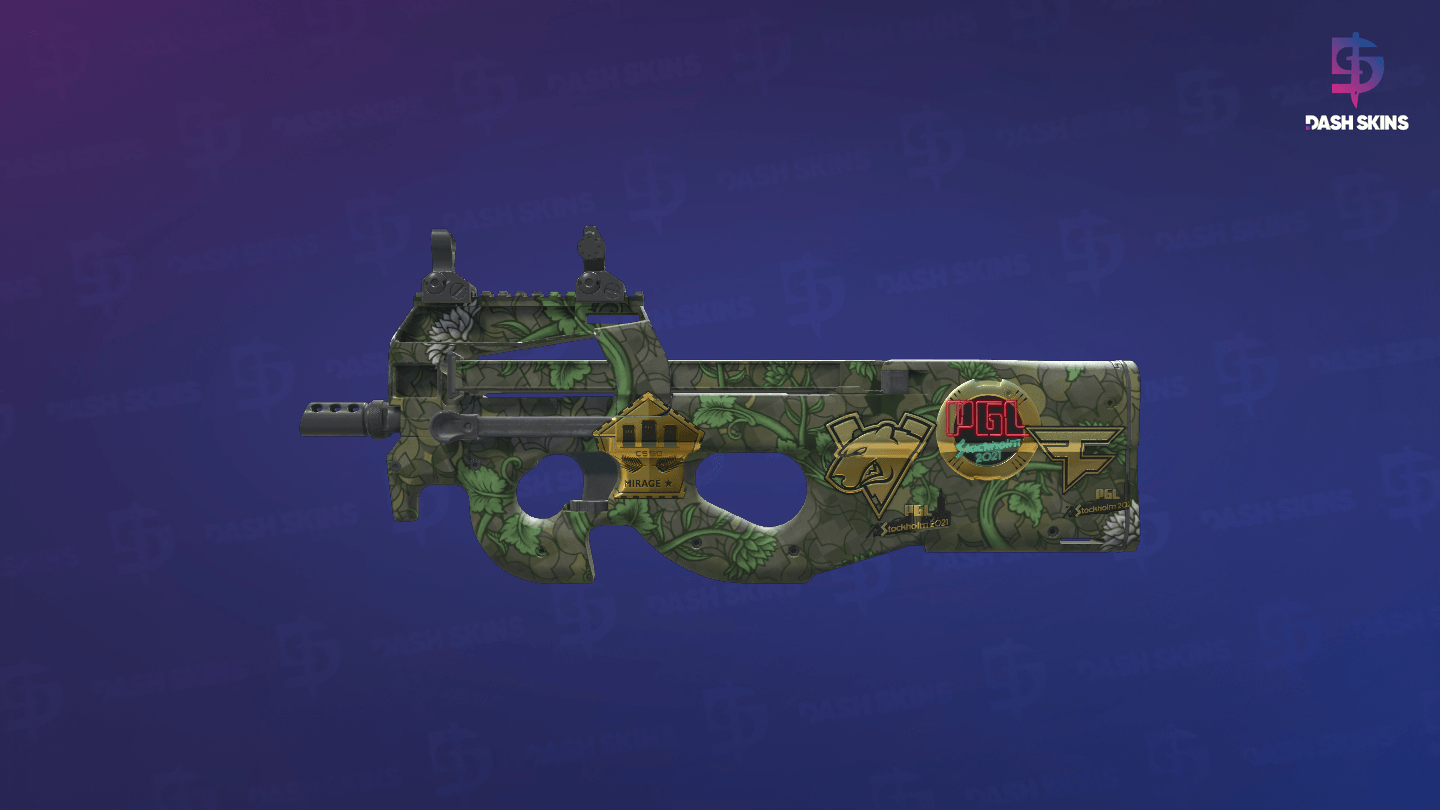 Souvenir P90 | Verdant Growth (Factory New) Screenshot Playside