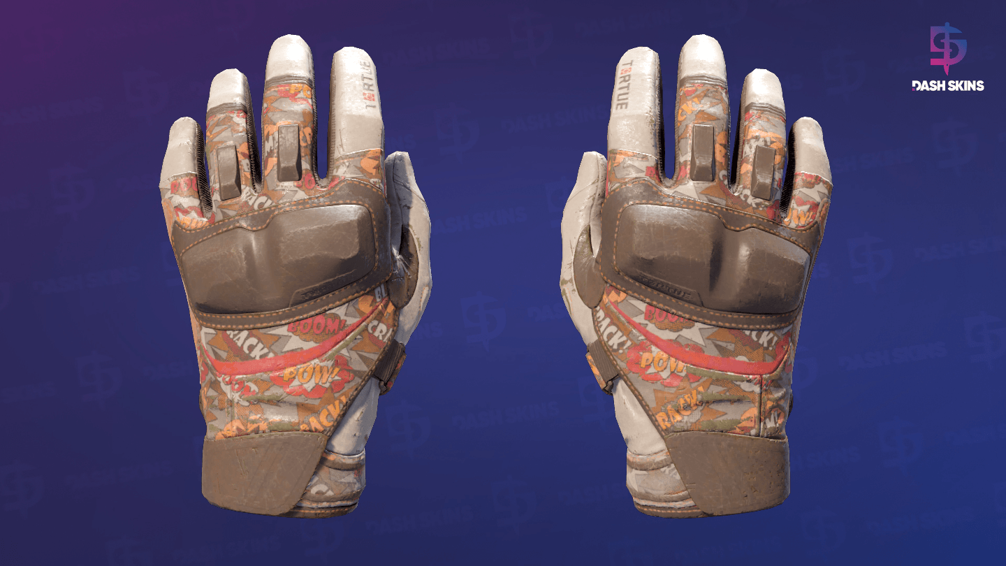 ★ Moto Gloves | POW! (Field-Tested) Screenshot Playside
