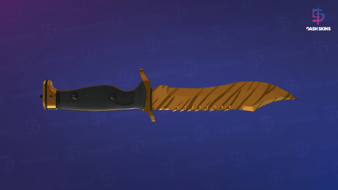★ Bowie Knife | Tiger Tooth (Factory New) Screenshot Playside