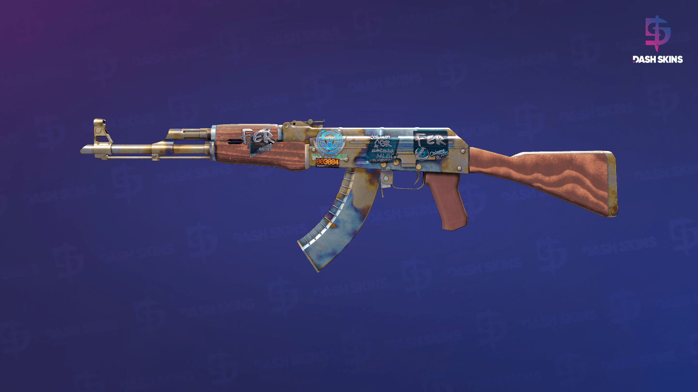 StatTrak™ AK-47 | Case Hardened (Field-Tested) Screenshot Playside