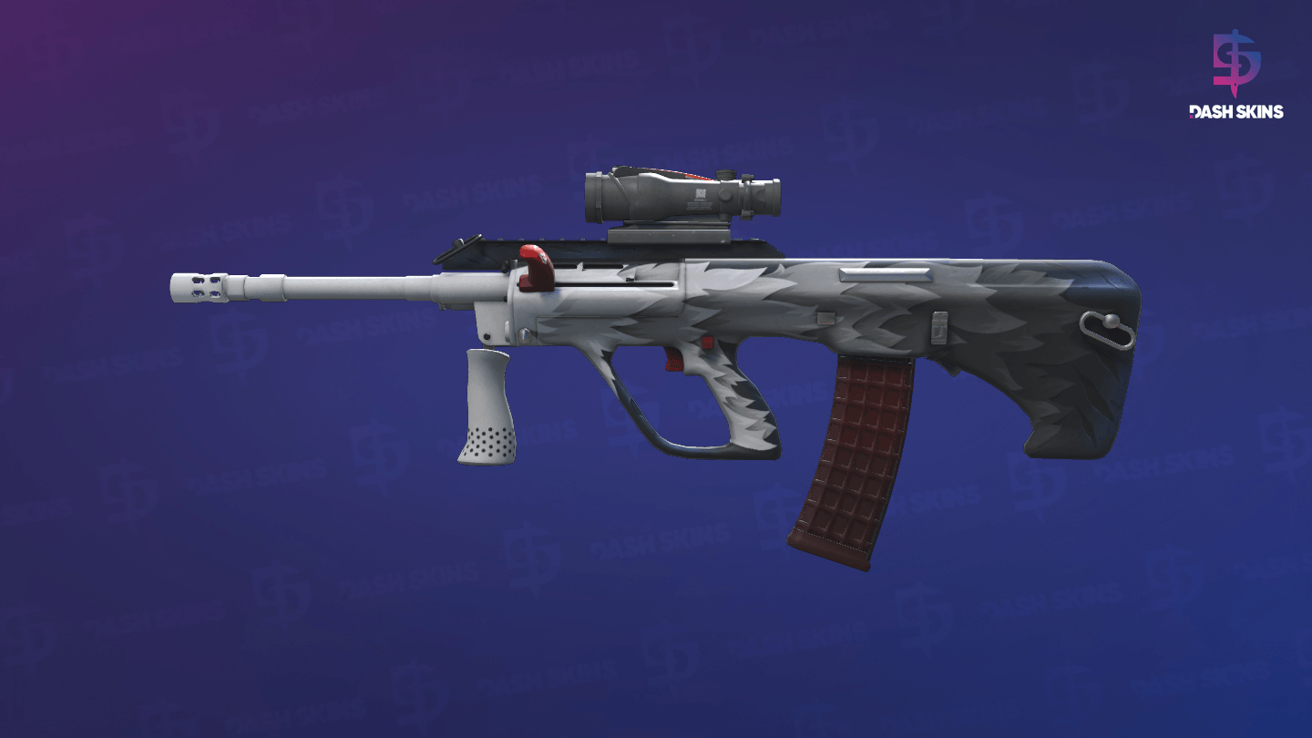 AUG | Arctic Wolf (Minimal Wear) Screenshot Playside