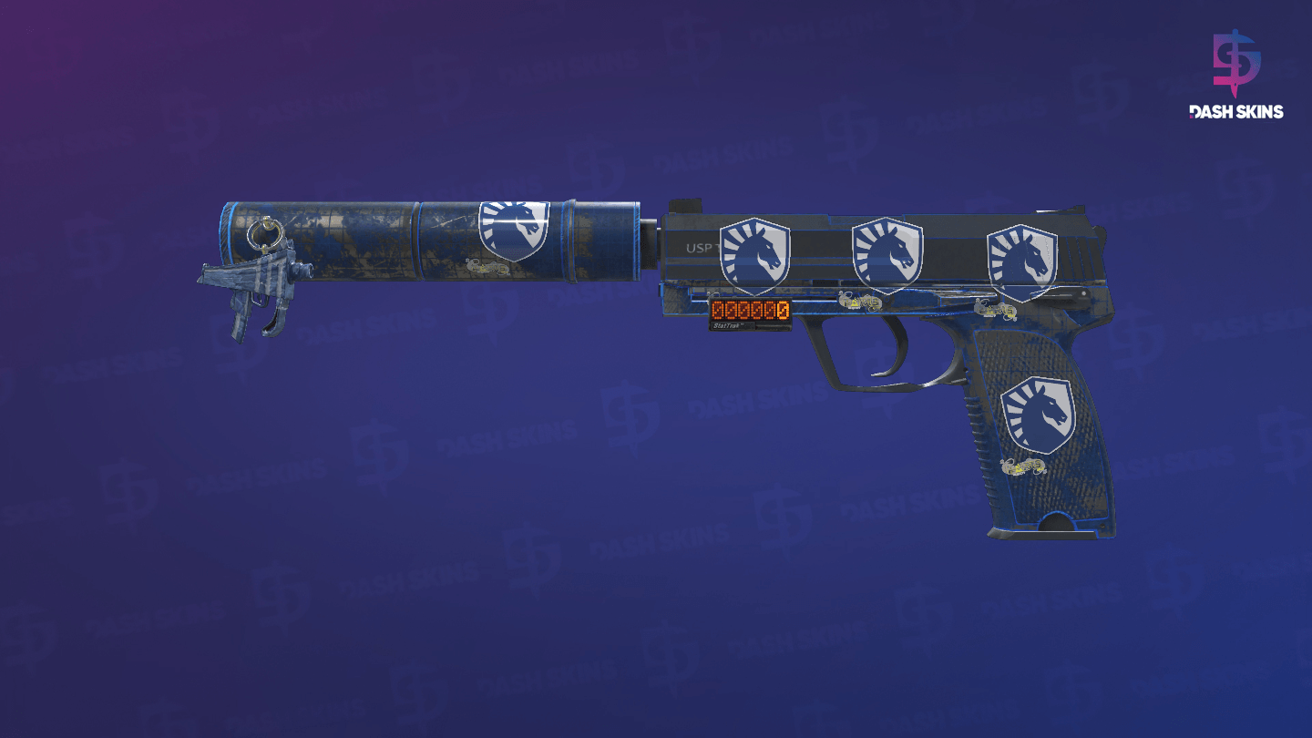 StatTrak™ USP-S | Blueprint (Battle-Scarred) Screenshot Playside