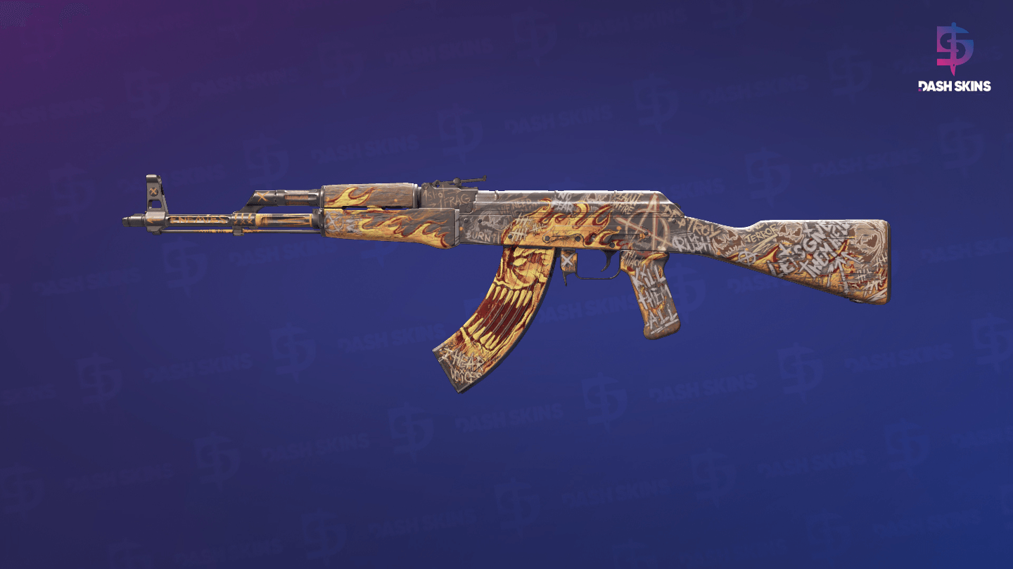 AK-47 | Searing Rage (Minimal Wear) Screenshot Playside
