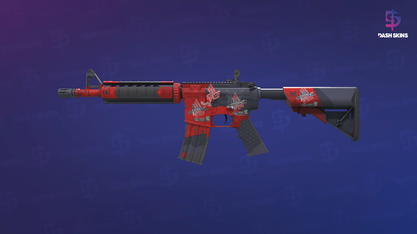 M4A4 | Evil Daimyo (Minimal Wear) Screenshot Playside