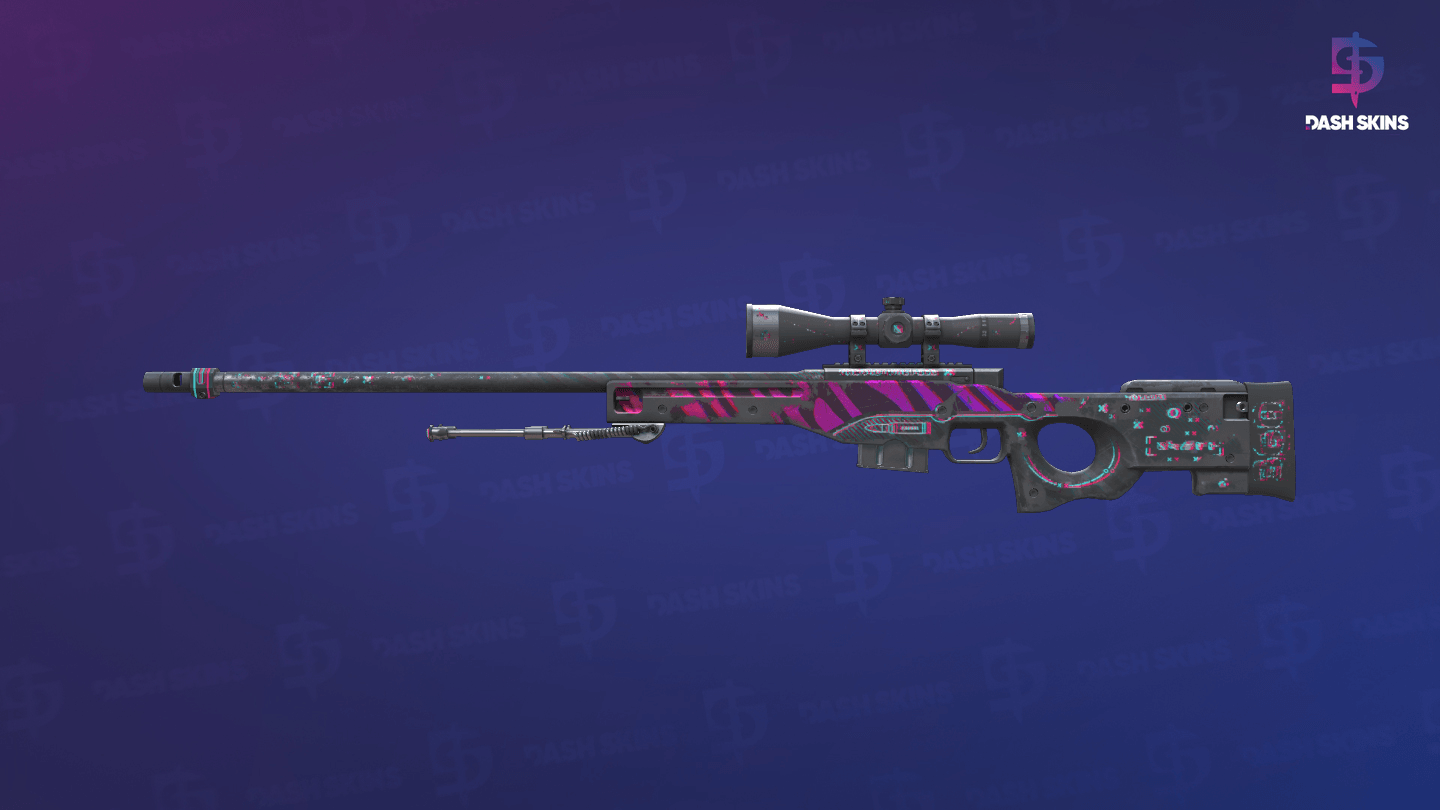 AWP | Chromatic Aberration (Battle-Scarred) Screenshot Playside