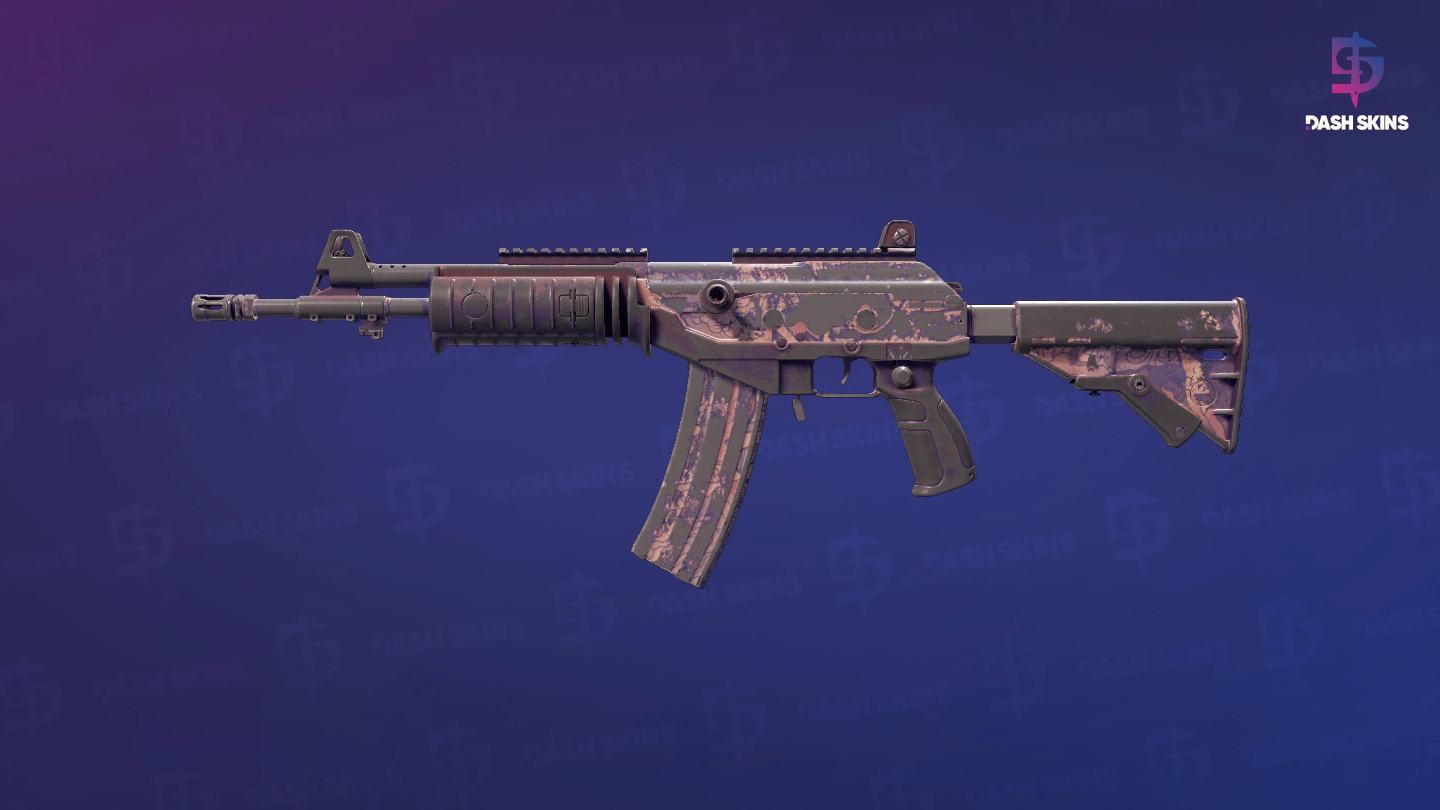 Galil AR | Sky Mandala (Battle-Scarred) Screenshot Playside