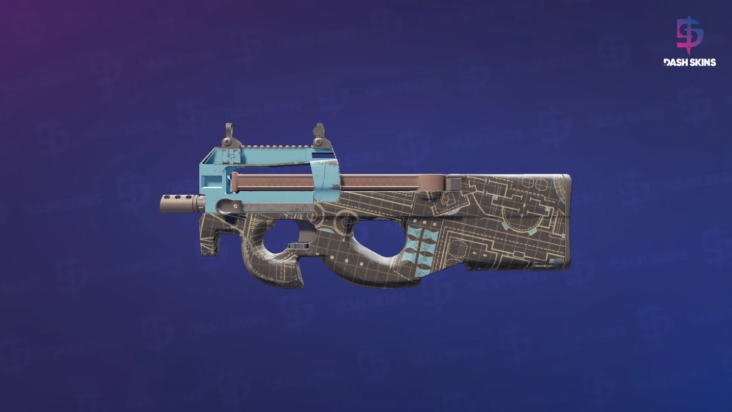 P90 | Facility Negative (Minimal Wear) Screenshot Playside