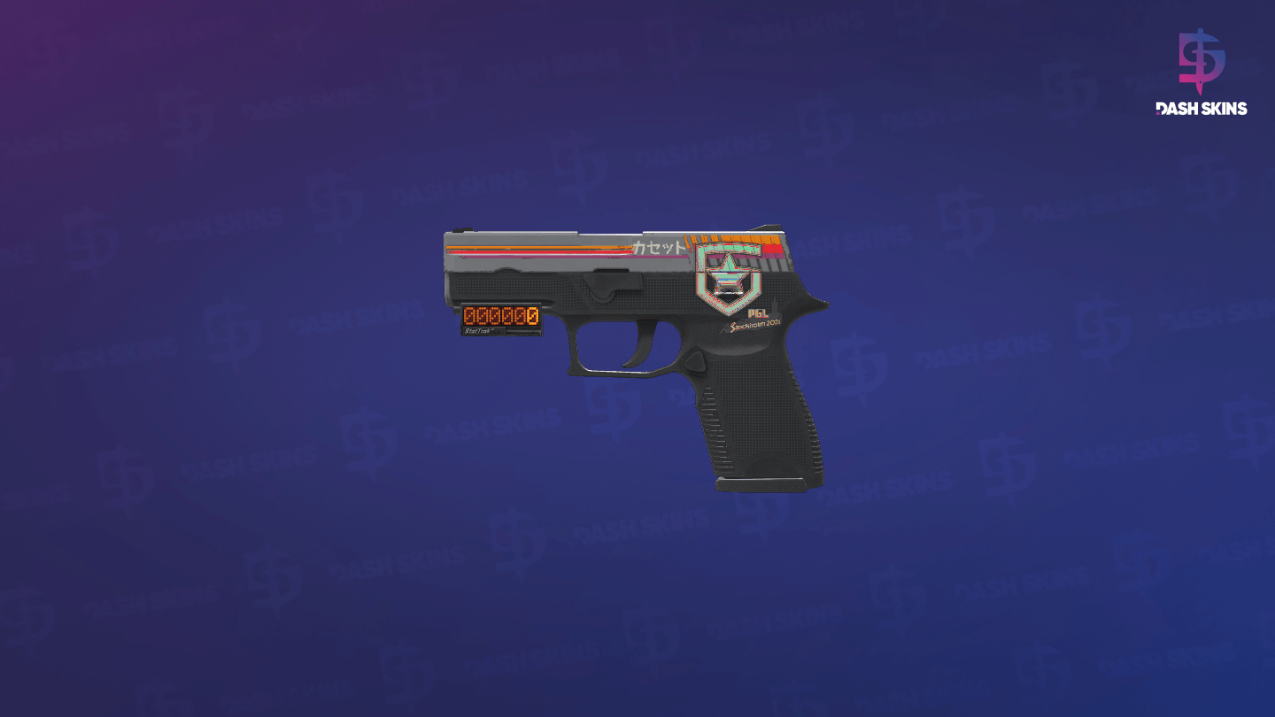 StatTrak™ P250 | Cassette (Minimal Wear) Screenshot Playside