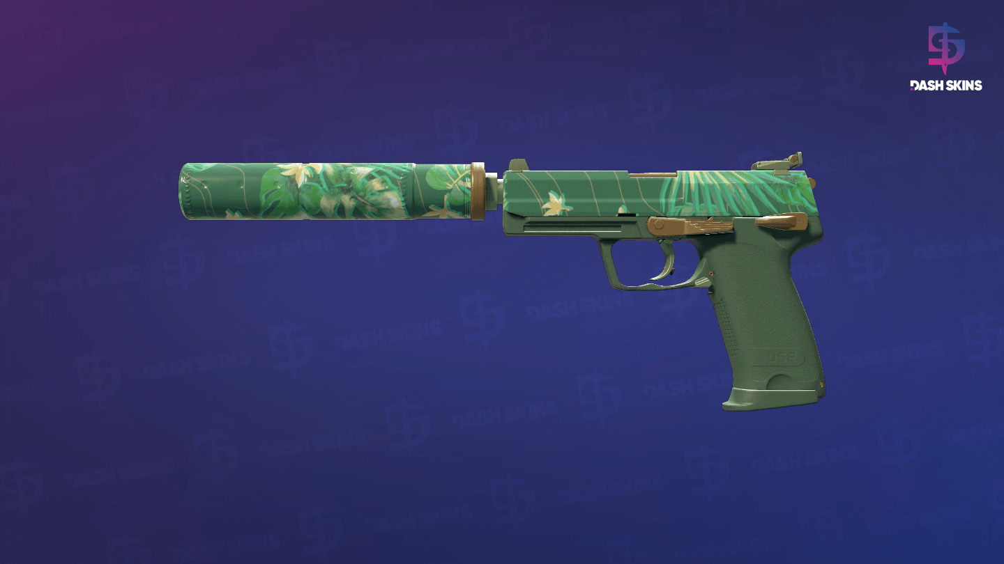 USP-S | Tropical Breeze (Minimal Wear) Screenshot Playside