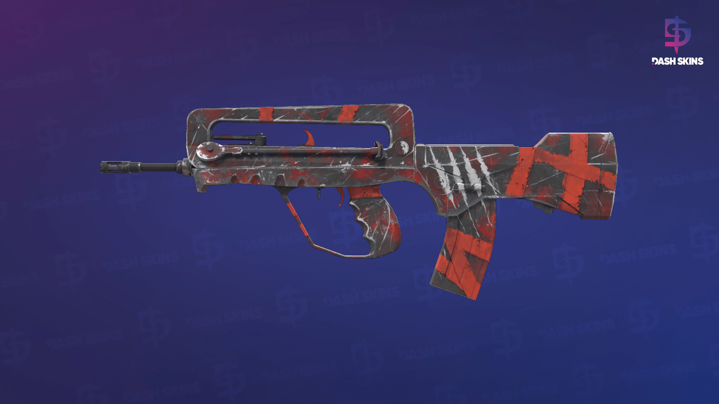 FAMAS | Survivor Z (Minimal Wear) Screenshot Playside