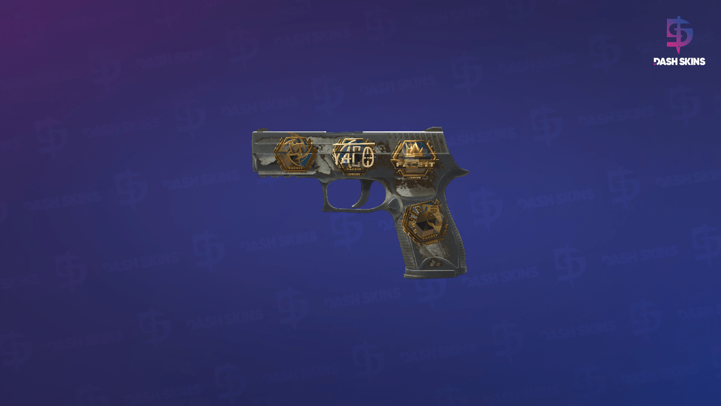 Souvenir P250 | Bone Mask (Battle-Scarred) Screenshot Playside