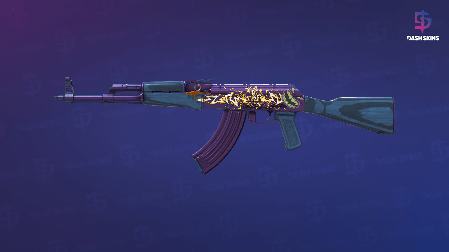 AK-47 | Midnight Laminate (Minimal Wear) Screenshot Playside