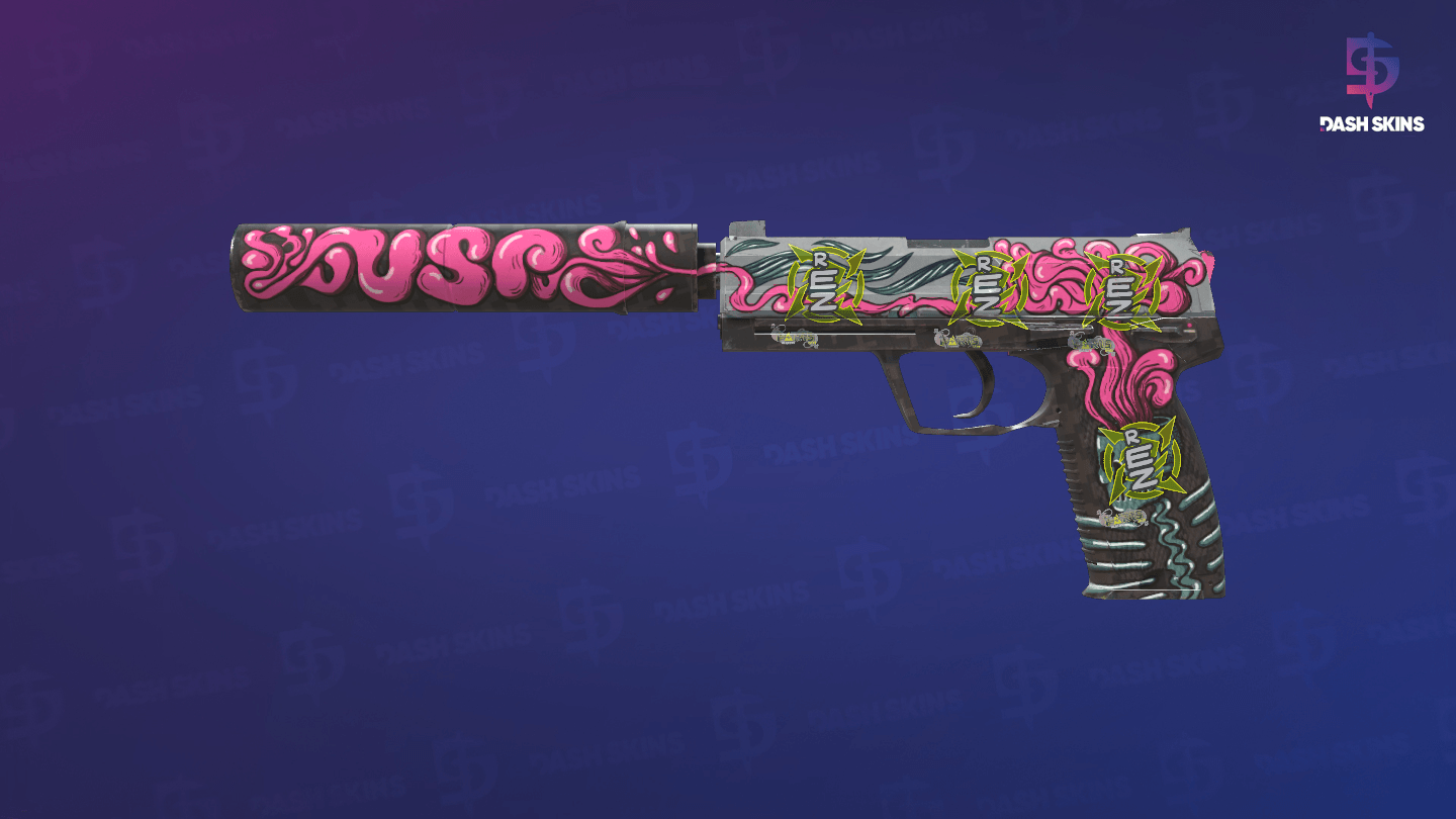 USP-S | Cortex (Minimal Wear) Screenshot Playside