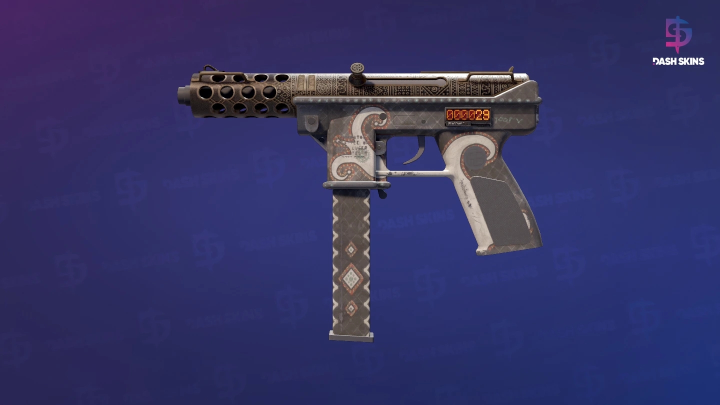 StatTrak™ Tec-9 | Jambiya (Well-Worn) Screenshot Playside
