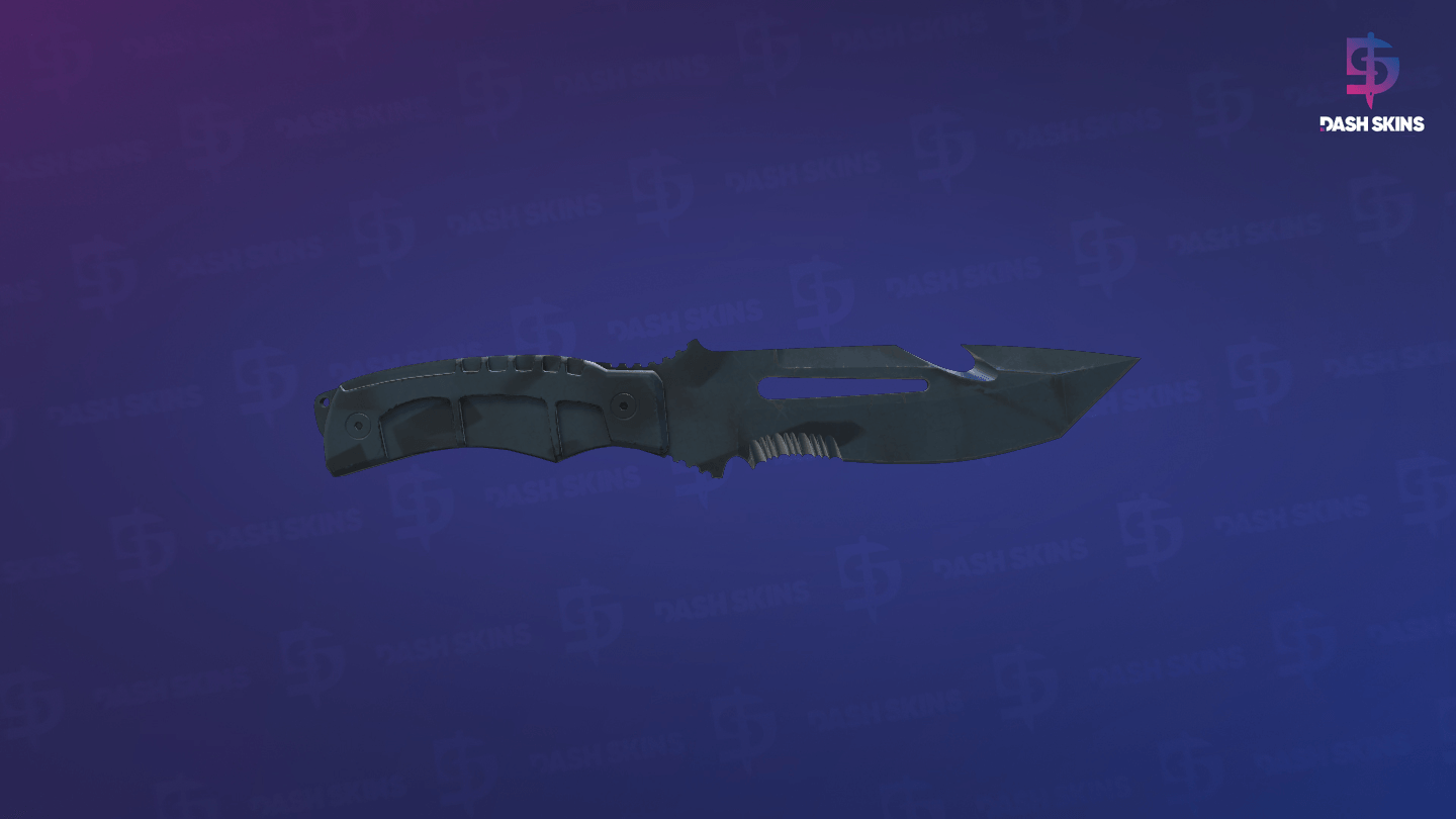 ★ Survival Knife | Night Stripe (Battle-Scarred) Screenshot Playside