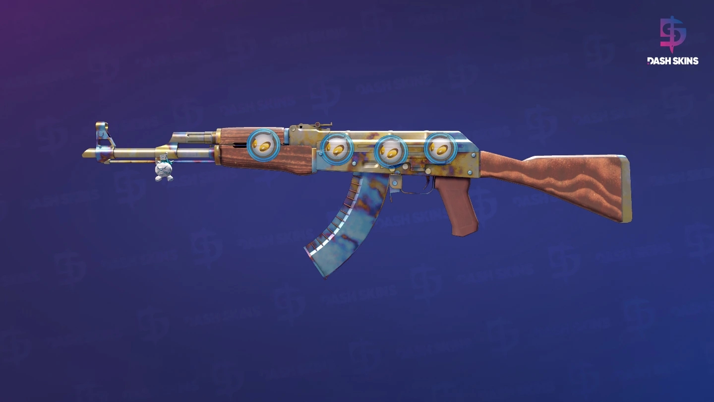 AK-47 | Case Hardened (Minimal Wear) Screenshot Playside