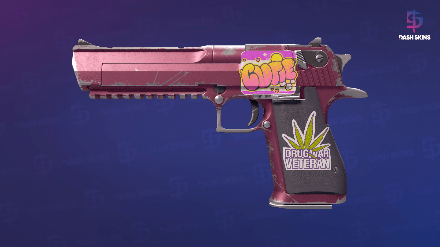 Desert Eagle | Mulberry (Battle-Scarred) Screenshot Playside
