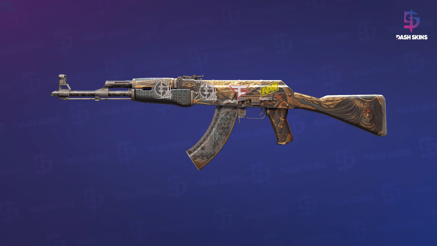 AK-47 | Legion of Anubis (Well-Worn) Screenshot Playside