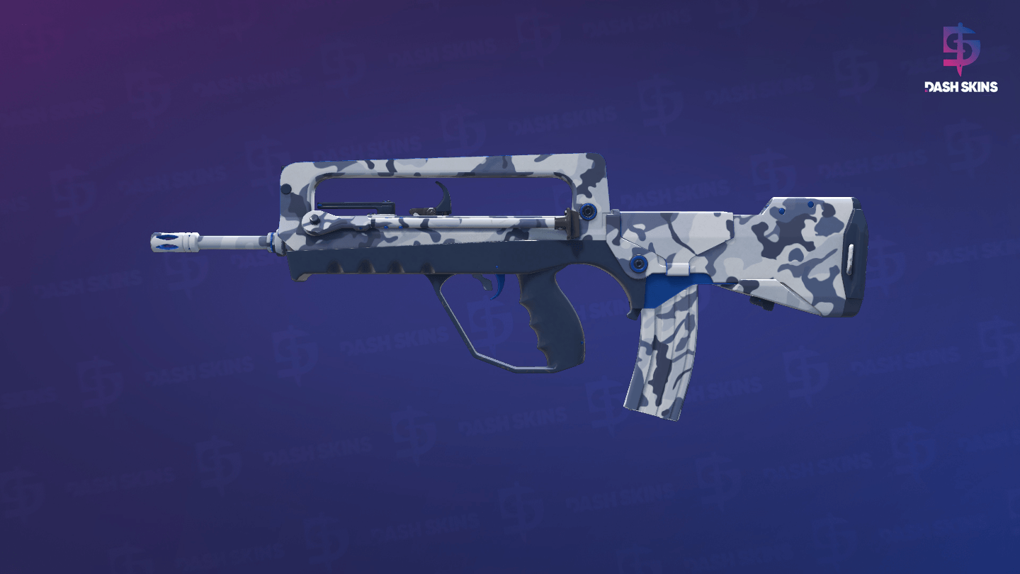 FAMAS | Yeti Camo (Factory New) Screenshot Playside