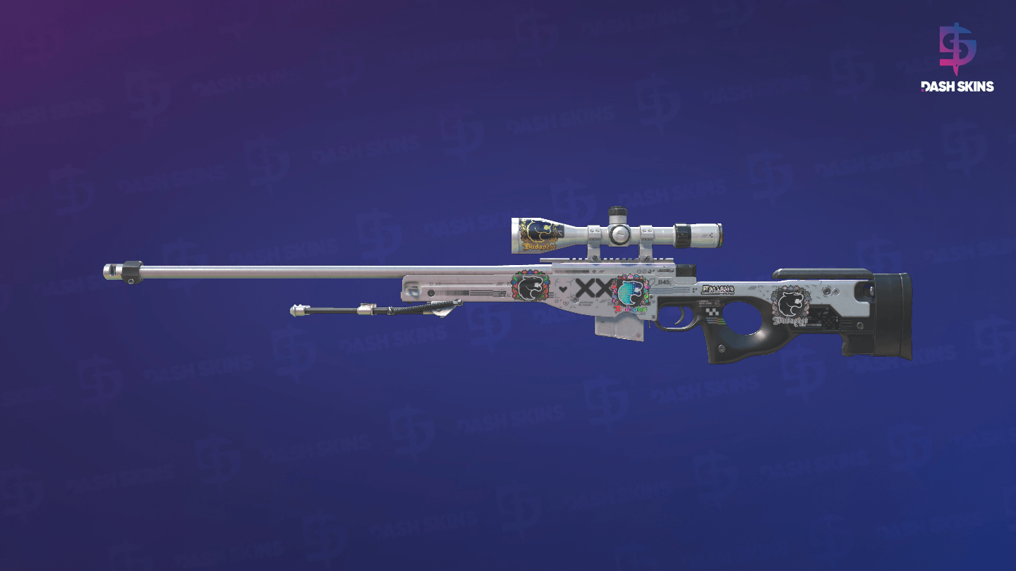 AWP | Printstream (Well-Worn) Screenshot Playside