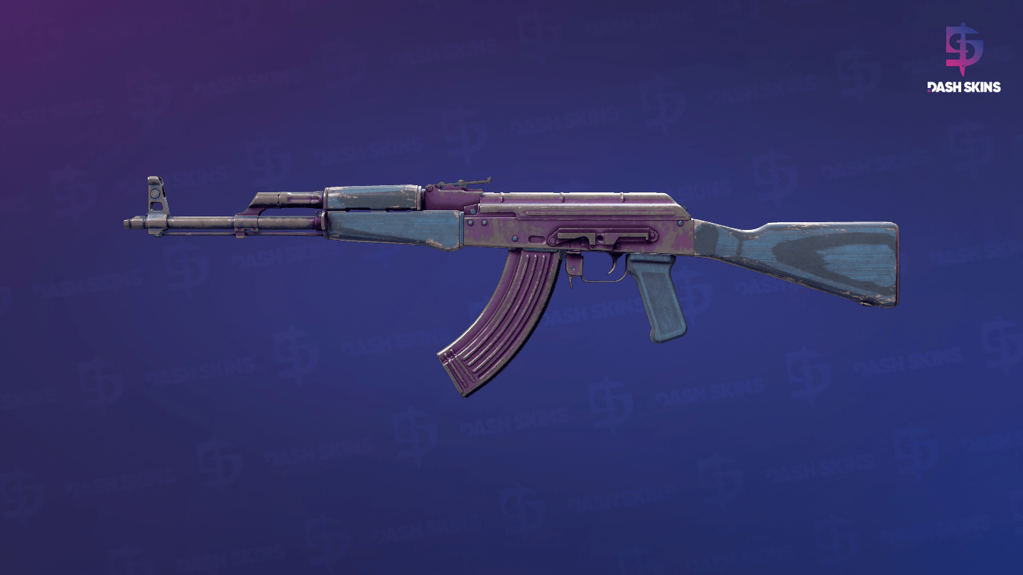 AK-47 | Midnight Laminate (Battle-Scarred) Screenshot Playside