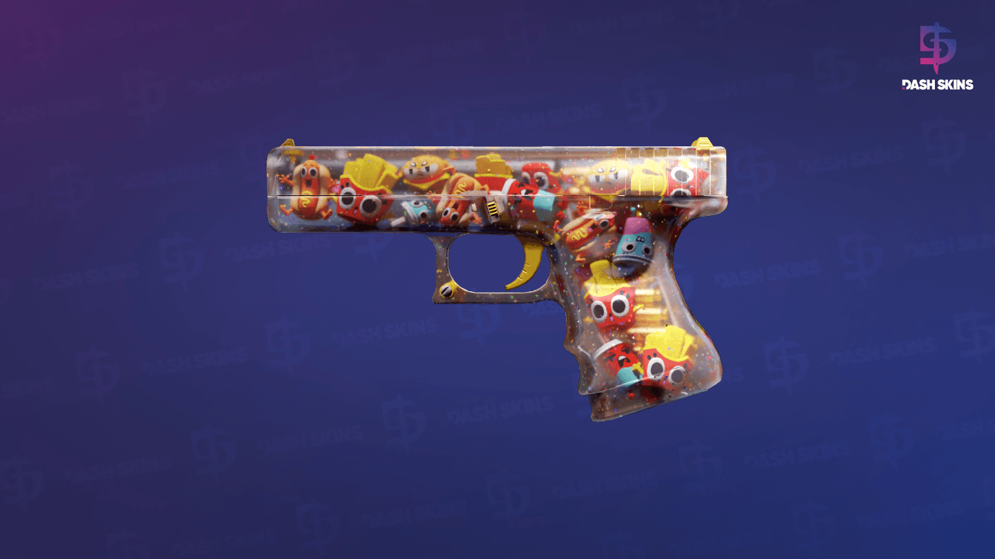 Glock-18 | Snack Attack (Well-Worn) Screenshot Playside