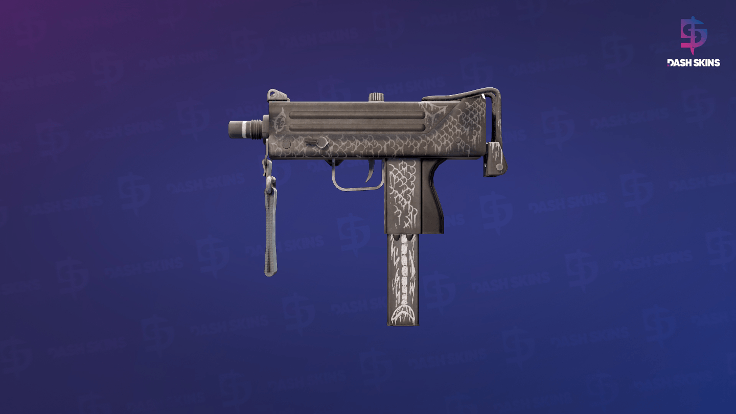 MAC-10 | Whitefish (Battle-Scarred) Screenshot Playside