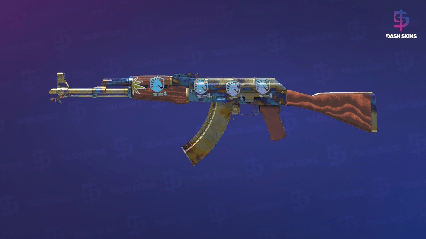 AK-47 | Case Hardened (Well-Worn) Screenshot Playside