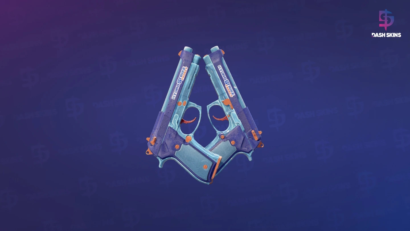 Dual Berettas | Hydro Strike (Field-Tested) Screenshot Playside