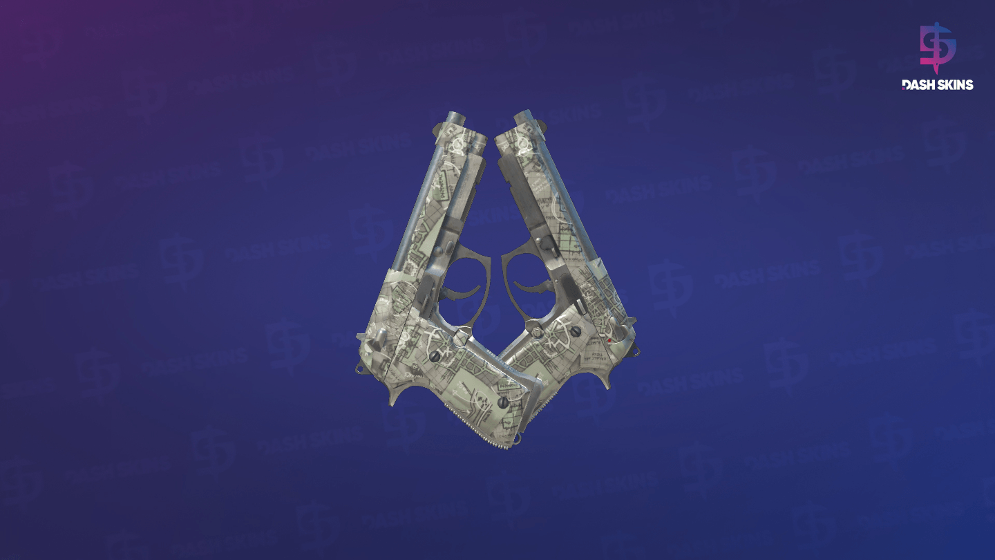 Dual Berettas | Heist (Factory New) Screenshot Playside