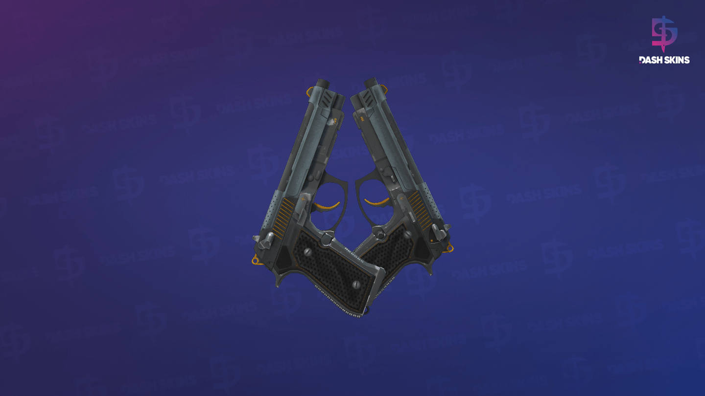 Dual Berettas | Ventilators (Field-Tested) Screenshot Playside