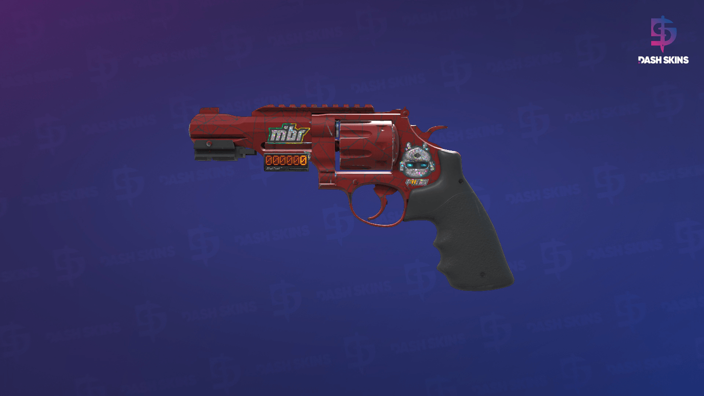 StatTrak™ R8 Revolver | Crimson Web (Minimal Wear) Screenshot Playside