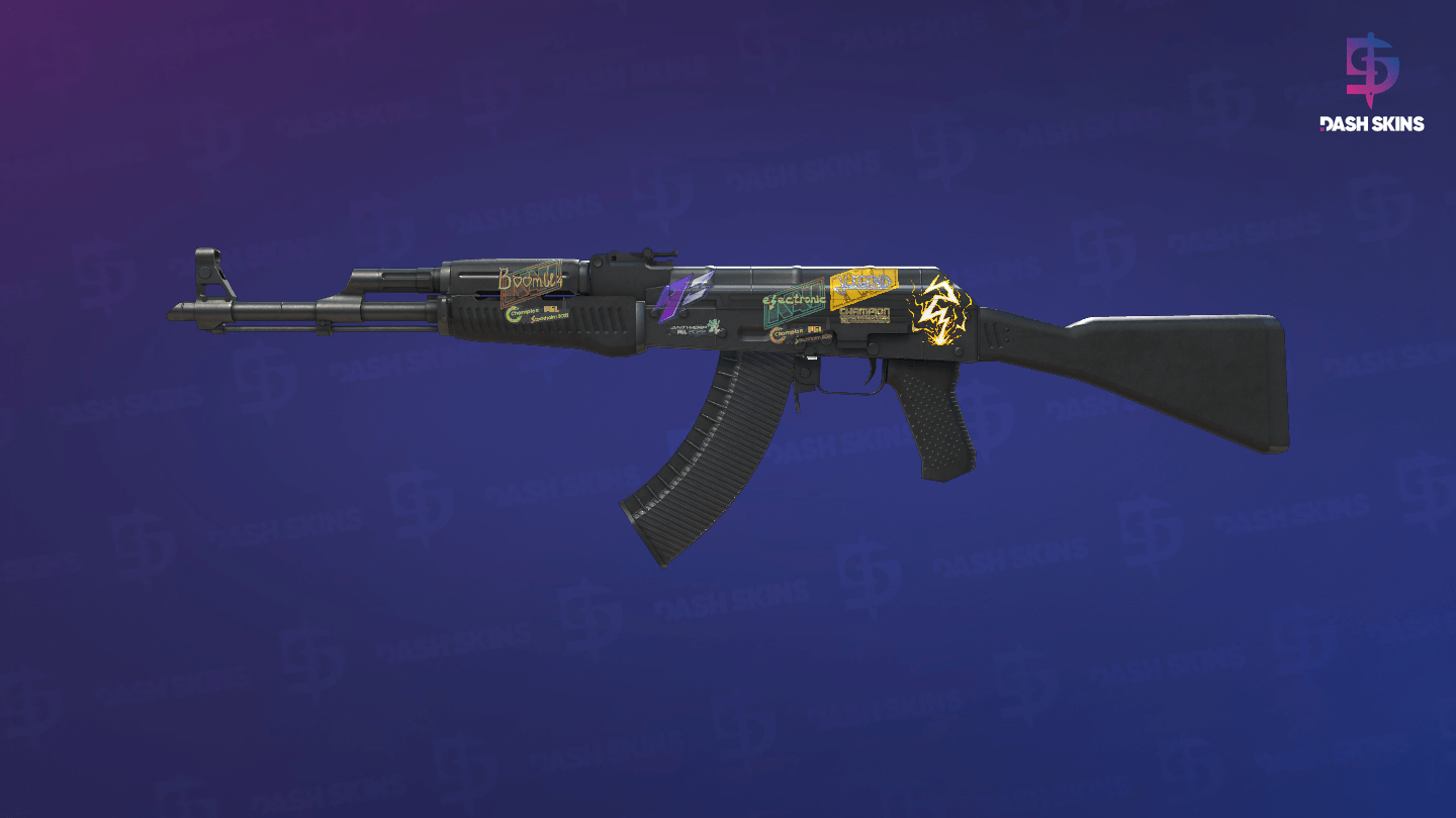 AK-47 | Slate (Well-Worn) Screenshot Playside