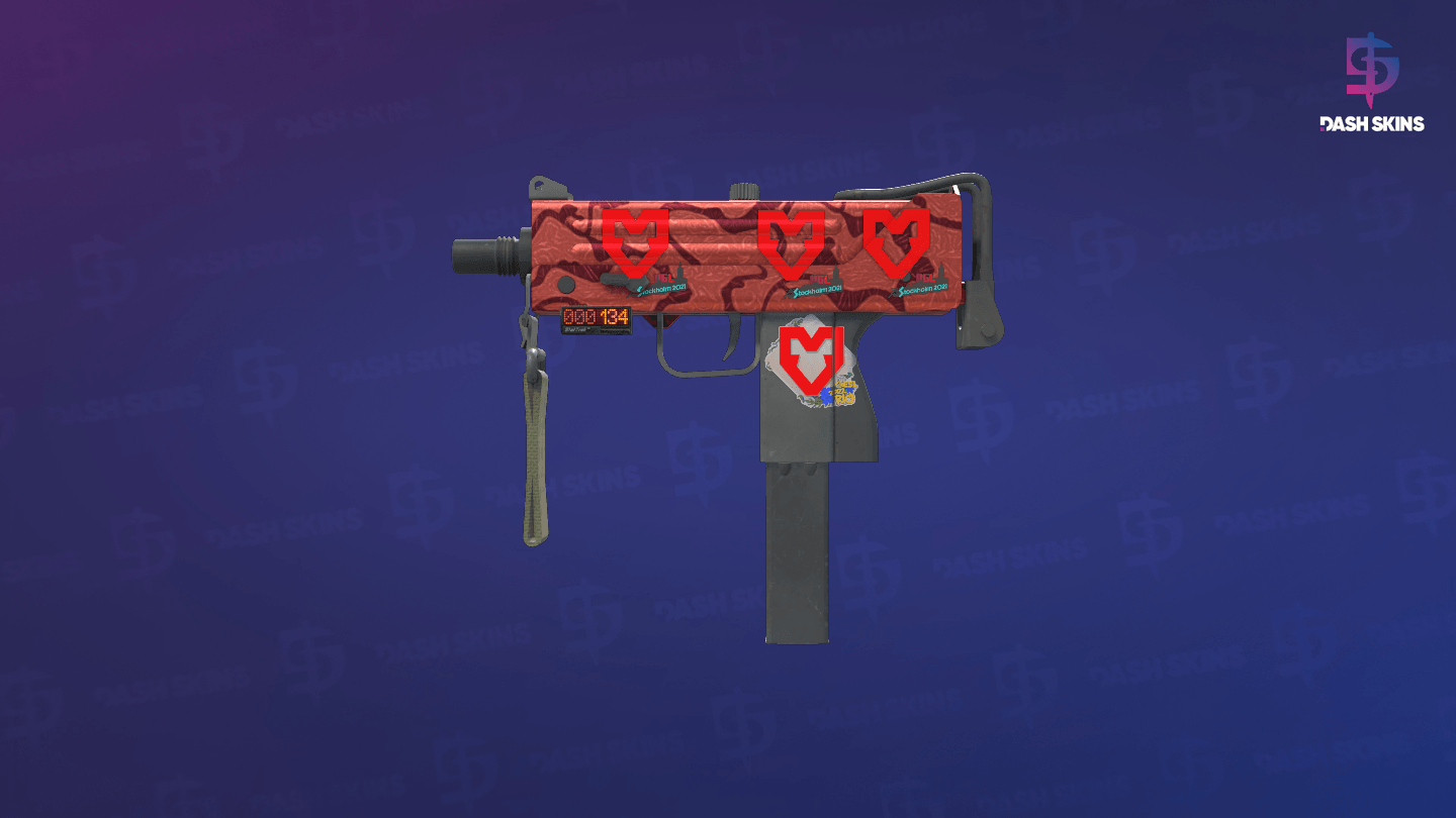 StatTrak™ MAC-10 | Carnivore (Minimal Wear) Screenshot Playside