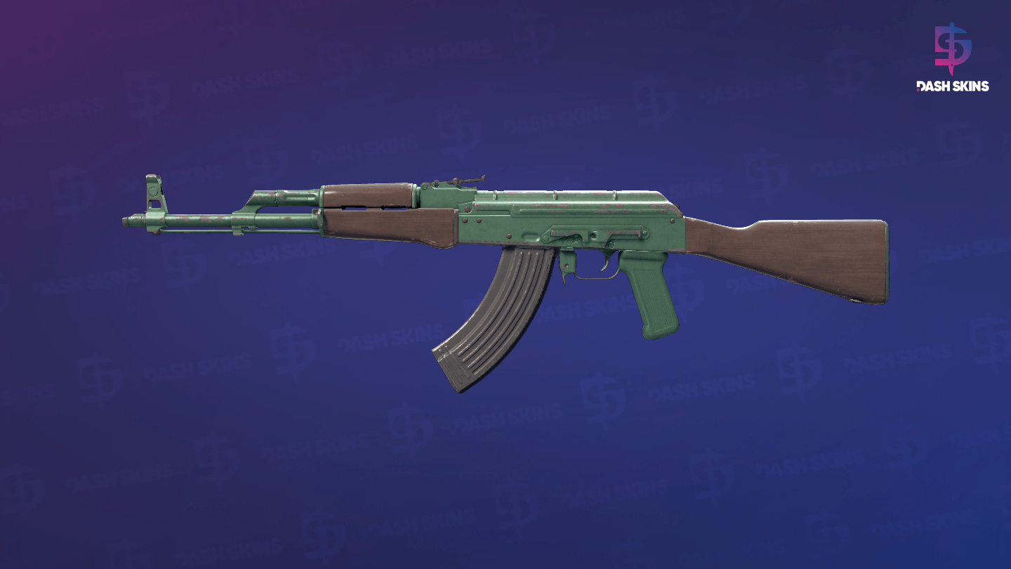 AK-47 | Wintergreen (Field-Tested) Screenshot Playside