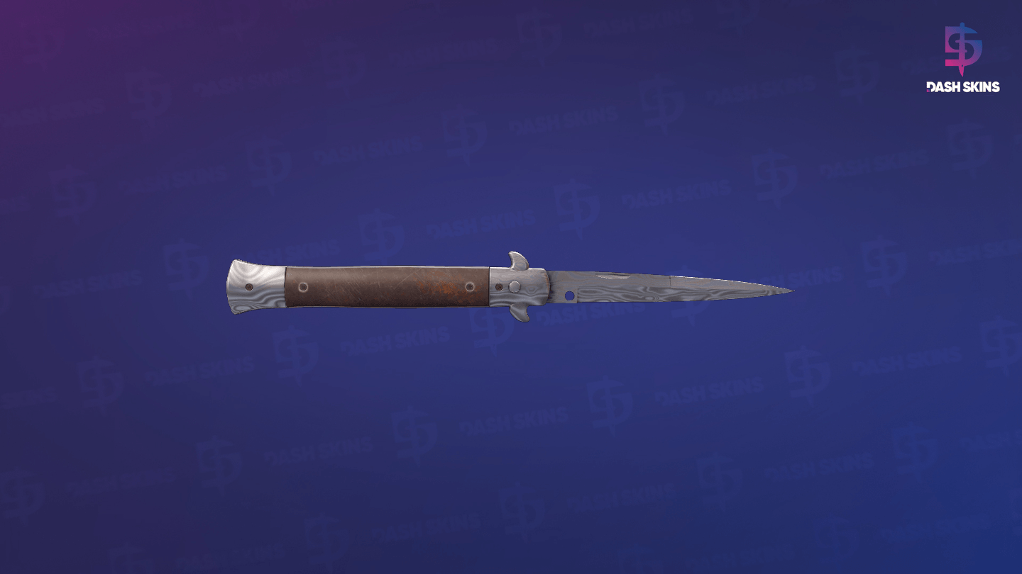 ★ Stiletto Knife | Damascus Steel (Minimal Wear) Screenshot Playside